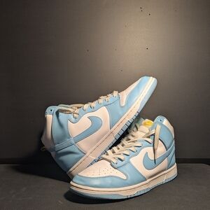 Nike Light Blue and White Sneakers